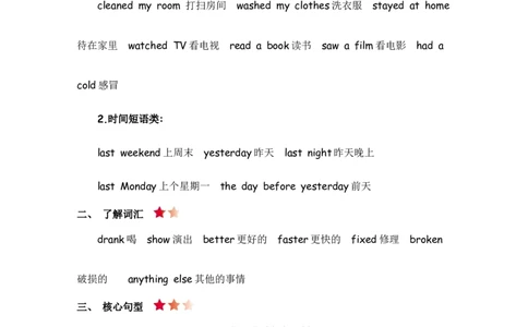 人教六下Unit2知识清单_26春四年级上下册人教版_四上英语合集人教版PEP英语四年级上册新教材（教学视频+课件+动画+音频+练习+教案）_19同步教案课件_人教pep3_3-6年级下册_6年级下册