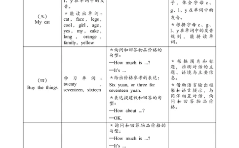 Unit6Numbersinlife教案_26春四年级上下册人教版_四上英语合集人教版PEP英语四年级上册新教材（教学视频+课件+动画+音频+练习+教案）_19同步教案课件_人教pep3_3-6下册_3年级下册（25春）