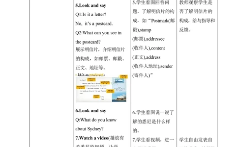 Unit5第五课时_26春四年级上下册人教版_四上英语合集人教版PEP英语四年级上册新教材（教学视频+课件+动画+音频+练习+教案）_19同步教案课件_人教pep3_3-6上册_4年级上册（25秋新教材）