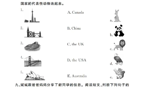 Unit1复习作业24093321_26春四年级上下册人教版_四上英语合集人教版PEP英语四年级上册新教材（教学视频+课件+动画+音频+练习+教案）_17练习资料_小学英语（预习复习资料大礼包）