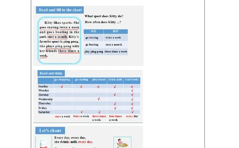 5Unit2I'mhealthyPartB_国家课_学习任务单_26春四年级上下册人教版_四上英语合集人教版PEP英语四年级上册新教材（教学视频+课件+动画+音频+练习+教案）_17练习资料_《小学英语》