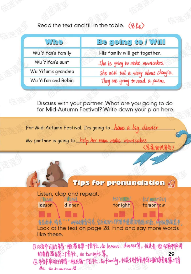 六年级上册英语人教PEP版课堂笔记_26春四年级上下册人教版_四上英语合集人教版PEP英语四年级上册新教材（教学视频+课件+动画+音频+练习+教案）_17练习资料_《课堂笔记》