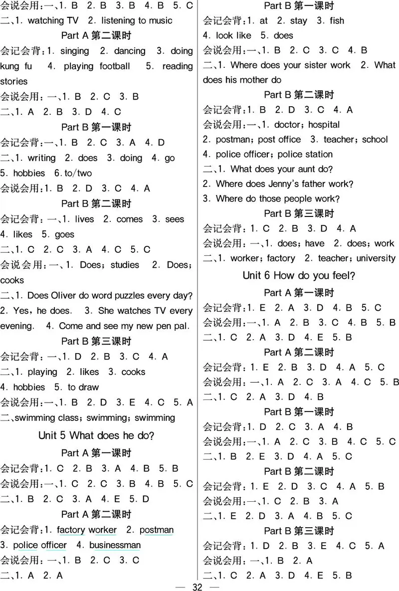 pep6a_26春四年级上下册人教版_四上英语合集人教版PEP英语四年级上册新教材（教学视频+课件+动画+音频+练习+教案）_17练习资料_小学英语（预习复习资料大礼包）_《预习卡+课课练》