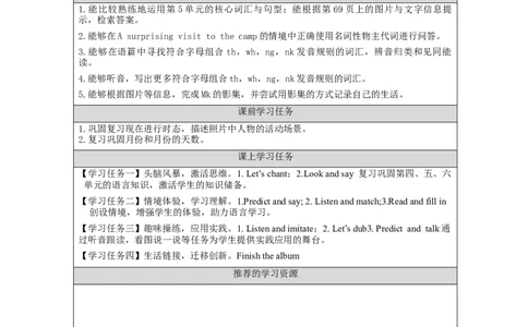 Recycle_2-学习任务单(2)_26春四年级上下册人教版_四上英语合集人教版PEP英语四年级上册新教材（教学视频+课件+动画+音频+练习+教案）_17练习资料_小学英语（预习复习资料大礼包）