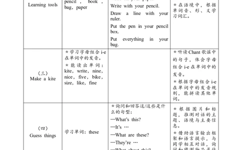 Unit3Learningbetter教案_26春四年级上下册人教版_四上英语合集人教版PEP英语四年级上册新教材（教学视频+课件+动画+音频+练习+教案）_19同步教案课件_人教pep3_3-6下册_3年级下册（25春）