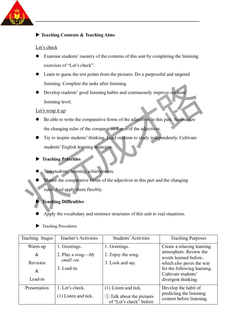 Thesixthperiod（第六课时）_26春四年级上下册人教版_四上英语合集人教版PEP英语四年级上册新教材（教学视频+课件+动画+音频+练习+教案）_19同步教案课件_人教pep3_3-6下册_6年级下册_Unit1