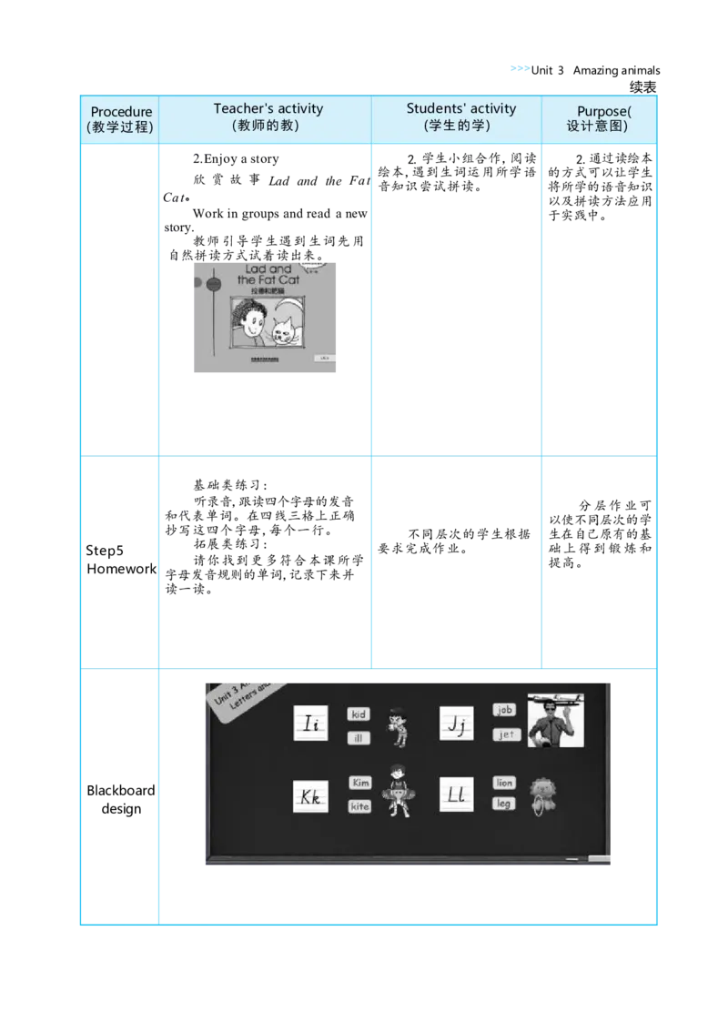 Unit3AmazinganimalsPartALettersandsounds大单元整体教学设计_26春四年级上下册人教版_四上英语合集人教版PEP英语四年级上册新教材（教学视频+课件+动画+音频+练习+教案）_19同步教案课件