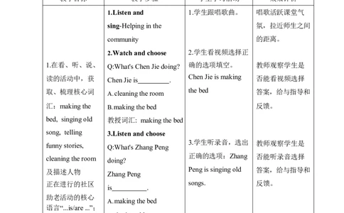 Unit4第三课时_26春四年级上下册人教版_四上英语合集人教版PEP英语四年级上册新教材（教学视频+课件+动画+音频+练习+教案）_19同步教案课件_人教pep3_3-6上册_4年级上册（25秋新教材）