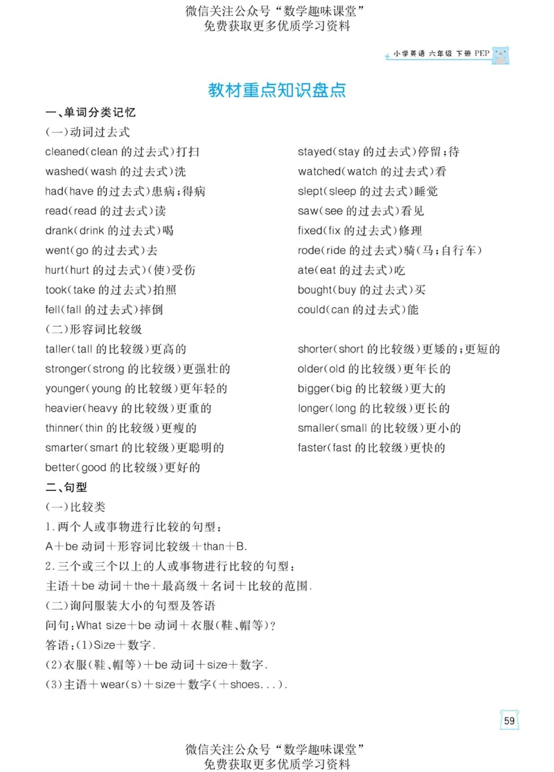 六下英语《黄冈名师天天练》练习册+知识卡+试卷+答案_26春四年级上下册人教版_四上英语合集人教版PEP英语四年级上册新教材（教学视频+课件+动画+音频+练习+教案）_17练习资料