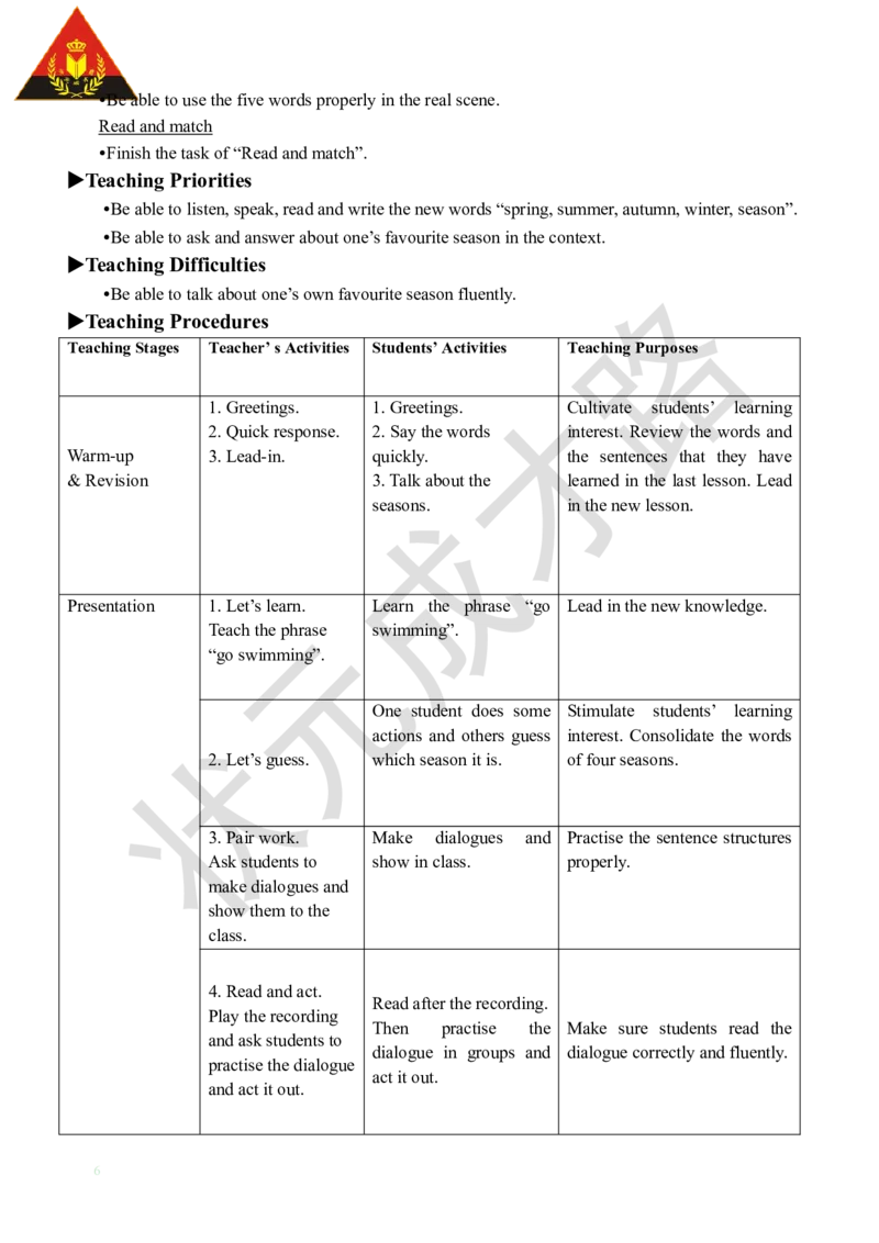 Thesecondperiod（第二课时）_26春四年级上下册人教版_四上英语合集人教版PEP英语四年级上册新教材（教学视频+课件+动画+音频+练习+教案）_19同步教案课件_人教pep3_3-6下册_5年级下册_106