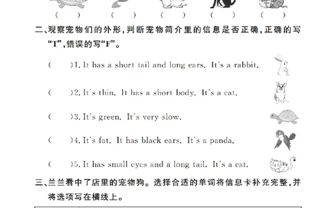 Unit2Expressingyourself24092855_26春四年级上下册人教版_四上英语合集人教版PEP英语四年级上册新教材（教学视频+课件+动画+音频+练习+教案）_17练习资料_小学英语（预习复习资料大礼包）