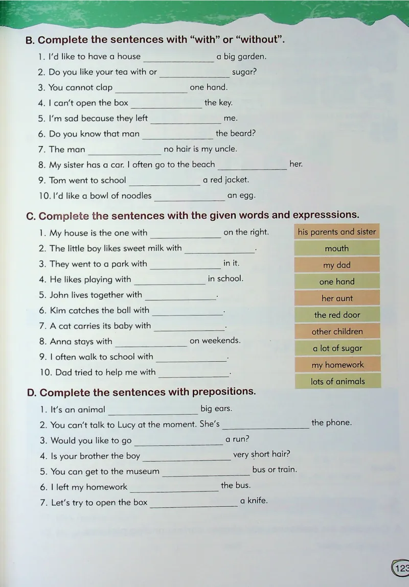 6英语~文霸-新_26春四年级上下册人教版_四上英语合集人教版PEP英语四年级上册新教材（教学视频+课件+动画+音频+练习+教案）_17练习资料_小学英语（预习复习资料大礼包）