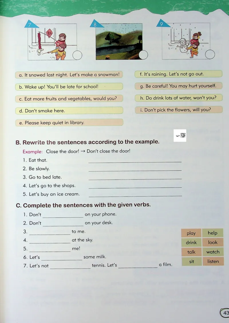 6英语~文霸-新_26春四年级上下册人教版_四上英语合集人教版PEP英语四年级上册新教材（教学视频+课件+动画+音频+练习+教案）_17练习资料_小学英语（预习复习资料大礼包）