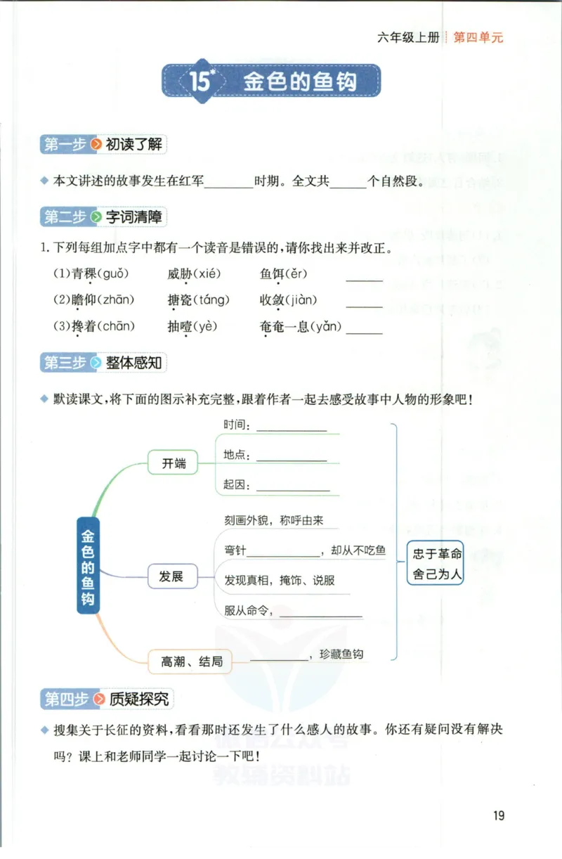 一本六年级上册语文高效预习单_26春四年级上下册人教版_四上英语合集人教版PEP英语四年级上册新教材（教学视频+课件+动画+音频+练习+教案）_17练习资料_《预习卡》_1-6上册