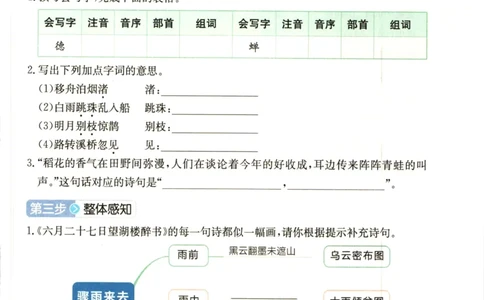 一本六年级上册语文高效预习单_26春四年级上下册人教版_四上英语合集人教版PEP英语四年级上册新教材（教学视频+课件+动画+音频+练习+教案）_17练习资料_《预习卡》_1-6上册