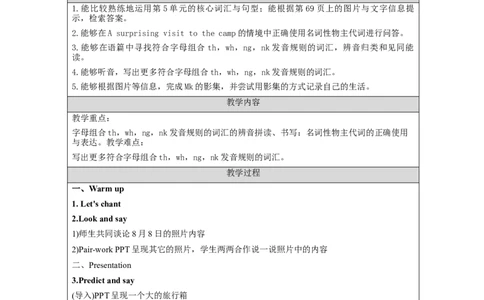 Recycle_2-教学设计(2)_26春四年级上下册人教版_四上英语合集人教版PEP英语四年级上册新教材（教学视频+课件+动画+音频+练习+教案）_19同步教案课件_人教pep3_3-6下册_《之江汇教案》