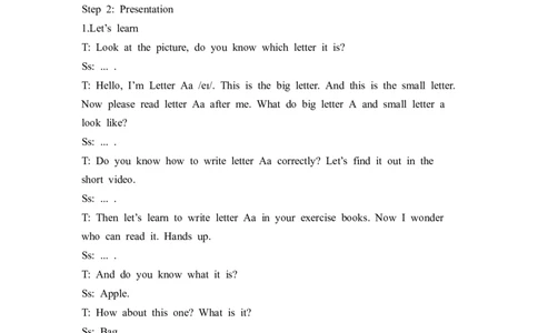 Unit1第3课时PartALettersandsounds_26春四年级上下册人教版_四上英语合集人教版PEP英语四年级上册新教材（教学视频+课件+动画+音频+练习+教案）_19同步教案课件_人教pep3_3-6上册
