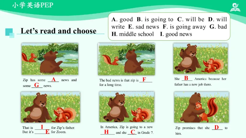 RecycleStoryTime课件_26春四年级上下册人教版_四上英语合集人教版PEP英语四年级上册新教材（教学视频+课件+动画+音频+练习+教案）_19同步教案课件_人教pep3_6年级下册_PDF课件