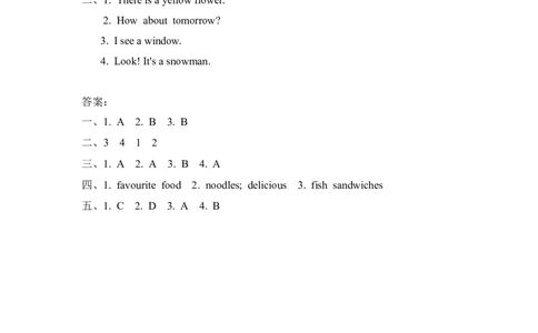 五上Unit3PartA第三课时_26春四年级上下册人教版_四上英语合集人教版PEP英语四年级上册新教材（教学视频+课件+动画+音频+练习+教案）_19同步教案课件_人教pep3_3-6年级上册_课时练