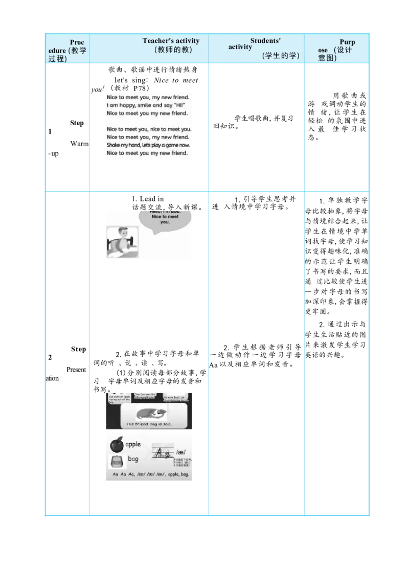 Unit1MakingfriendsPartALettersandsounds大单元整体教学设计_26春四年级上下册人教版_四上英语合集人教版PEP英语四年级上册新教材（教学视频+课件+动画+音频+练习+教案）_19同步教案课件