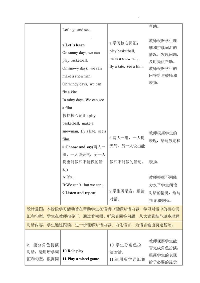 Unit5第四课时_26春四年级上下册人教版_四上英语合集人教版PEP英语四年级上册新教材（教学视频+课件+动画+音频+练习+教案）_19同步教案课件_人教pep3_3-6上册_4年级上册（25秋新教材）