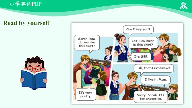 Unit6Shopping-PartB课件_26春四年级上下册人教版_四上英语合集人教版PEP英语四年级上册新教材（教学视频+课件+动画+音频+练习+教案）_19同步教案课件_人教pep3_4年级下册_PDF课件