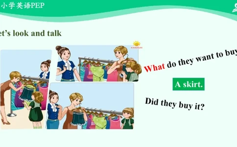 Unit6Shopping-PartB课件_26春四年级上下册人教版_四上英语合集人教版PEP英语四年级上册新教材（教学视频+课件+动画+音频+练习+教案）_19同步教案课件_人教pep3_4年级下册_PDF课件