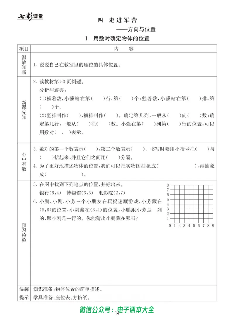 5b_26春四年级上下册人教版_四上英语合集人教版PEP英语四年级上册新教材（教学视频+课件+动画+音频+练习+教案）_17练习资料_小学英语（预习复习资料大礼包）_《预习卡》_六三制