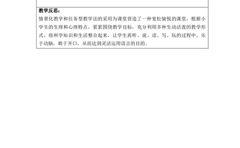 Unit2第4课时PartBLet'stry&Let'stalk_26春四年级上下册人教版_四上英语合集人教版PEP英语四年级上册新教材（教学视频+课件+动画+音频+练习+教案）_19同步教案课件_人教pep3