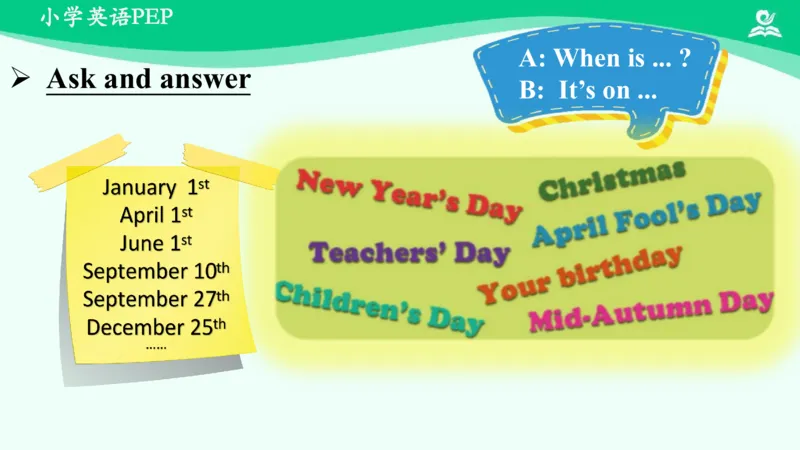 Recycle2PartA课件_26春四年级上下册人教版_四上英语合集人教版PEP英语四年级上册新教材（教学视频+课件+动画+音频+练习+教案）_19同步教案课件_人教pep3_5年级下册_PDF课件