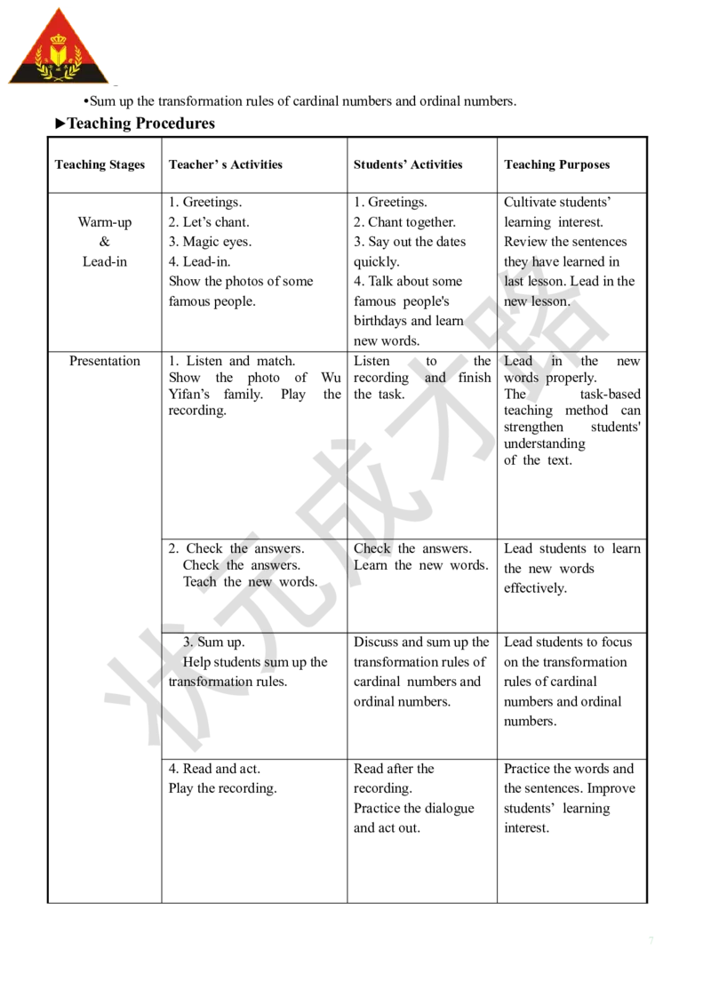 Thefifthperiod（第五课时）_26春四年级上下册人教版_四上英语合集人教版PEP英语四年级上册新教材（教学视频+课件+动画+音频+练习+教案）_19同步教案课件_人教pep3_3-6下册_5年级下册_Unit4