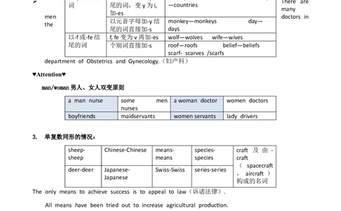 Chapter6名词与冠词笔记（全国通用）（原卷版）_02中考总复习（2026版更新中）_03-英语-中考总复习_2024年中考复习资料_专项复习资料_语法宝典备战2024年中考英语语法培优生笔记