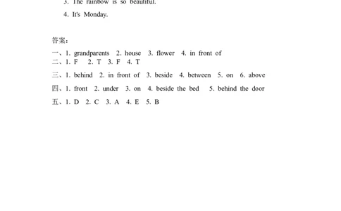 五上Unit5PartB第一课时_26春四年级上下册人教版_四上英语合集人教版PEP英语四年级上册新教材（教学视频+课件+动画+音频+练习+教案）_19同步教案课件_人教pep3_3-6年级上册_课时练