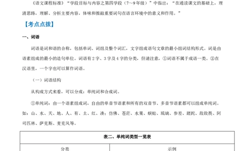 专题03词语理解与运用（解析版）_02中考总复习（2026版更新中）_01-语文-中考总复习_2025年中考资料_备战2025年中考语文一轮复习考点突破（全国通用）