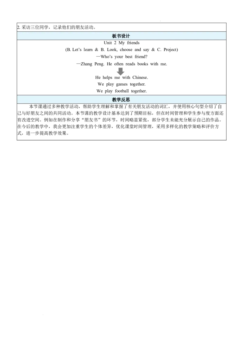 Unit2PartBLet&rsquo;slearn_26春四年级上下册人教版_四上英语合集人教版PEP英语四年级上册新教材（教学视频+课件+动画+音频+练习+教案）_19同步教案课件_人教pep3_3-6上册_Unit2