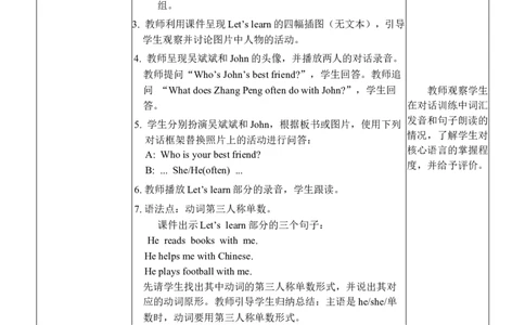 Unit2PartBLet&rsquo;slearn_26春四年级上下册人教版_四上英语合集人教版PEP英语四年级上册新教材（教学视频+课件+动画+音频+练习+教案）_19同步教案课件_人教pep3_3-6上册_Unit2