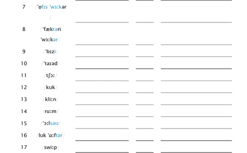 U1看音标默写单词_26春四年级上下册人教版_四上英语合集人教版PEP英语四年级上册新教材（教学视频+课件+动画+音频+练习+教案）_05单词背诵默写8套（word+pdf）_word版