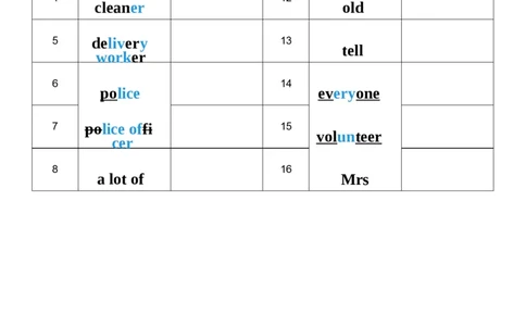 U4英译中_26春四年级上下册人教版_四上英语合集人教版PEP英语四年级上册新教材（教学视频+课件+动画+音频+练习+教案）_05单词背诵默写8套（word+pdf）_word版