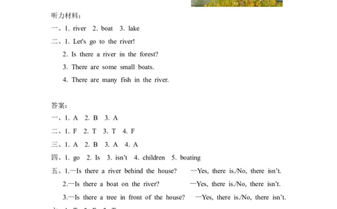 五上Unit6PartA第一课时_26春四年级上下册人教版_四上英语合集人教版PEP英语四年级上册新教材（教学视频+课件+动画+音频+练习+教案）_19同步教案课件_人教pep3_3-6年级上册_课时练