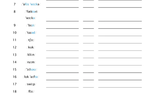 Unit1看音标默单词_26春四年级上下册人教版_四上英语合集人教版PEP英语四年级上册新教材（教学视频+课件+动画+音频+练习+教案）_05单词背诵默写8套（word+pdf）_word版
