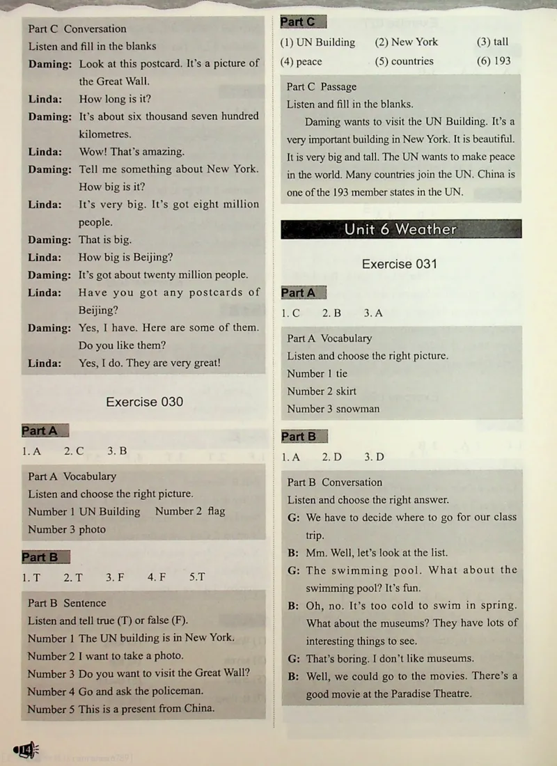 6-听霸-答案新_26春四年级上下册人教版_四上英语合集人教版PEP英语四年级上册新教材（教学视频+课件+动画+音频+练习+教案）_17练习资料_小学英语（预习复习资料大礼包）