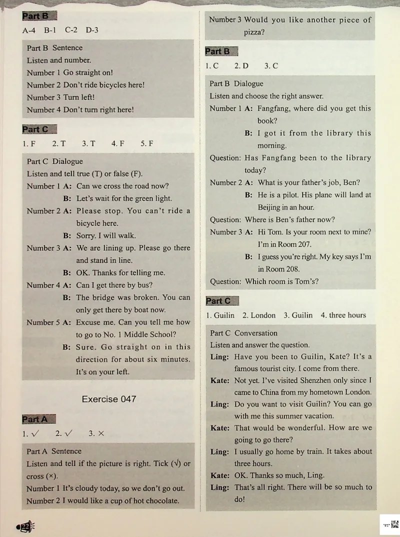 6-听霸-答案新_26春四年级上下册人教版_四上英语合集人教版PEP英语四年级上册新教材（教学视频+课件+动画+音频+练习+教案）_17练习资料_小学英语（预习复习资料大礼包）