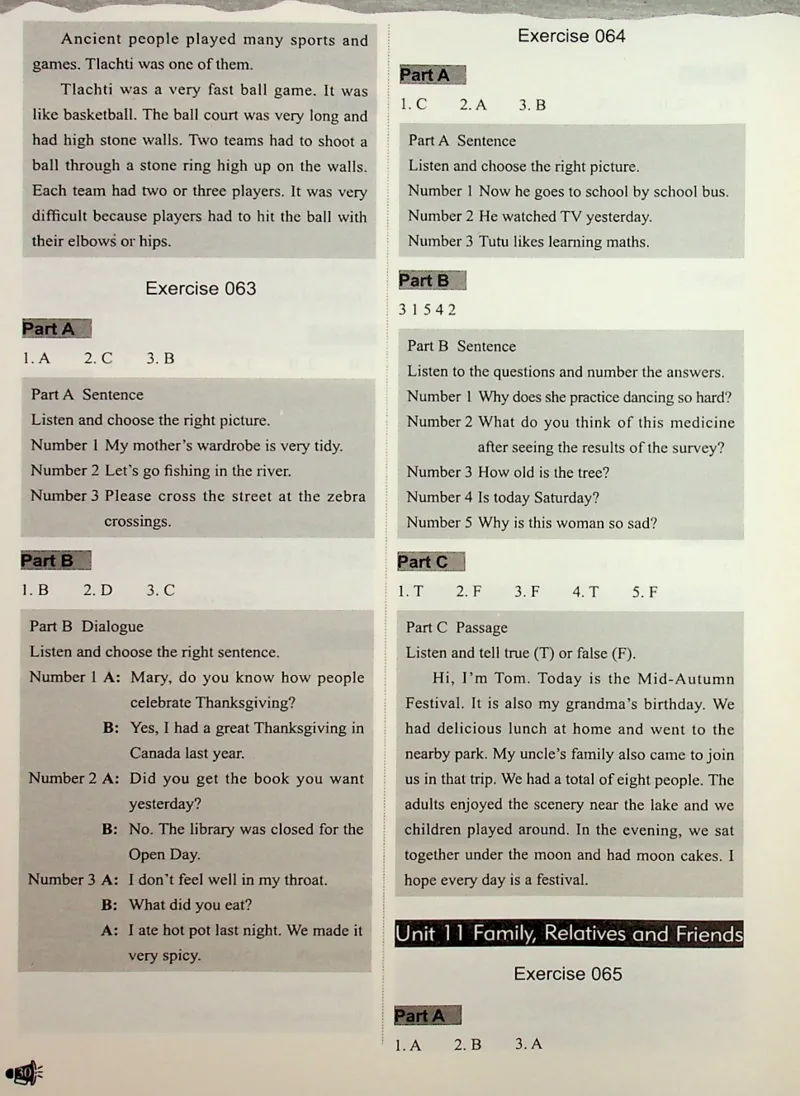 6-听霸-答案新_26春四年级上下册人教版_四上英语合集人教版PEP英语四年级上册新教材（教学视频+课件+动画+音频+练习+教案）_17练习资料_小学英语（预习复习资料大礼包）
