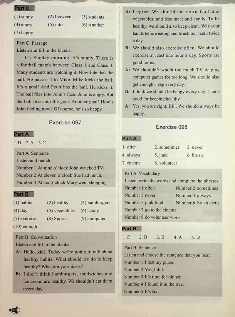 6-听霸-答案新_26春四年级上下册人教版_四上英语合集人教版PEP英语四年级上册新教材（教学视频+课件+动画+音频+练习+教案）_17练习资料_小学英语（预习复习资料大礼包）
