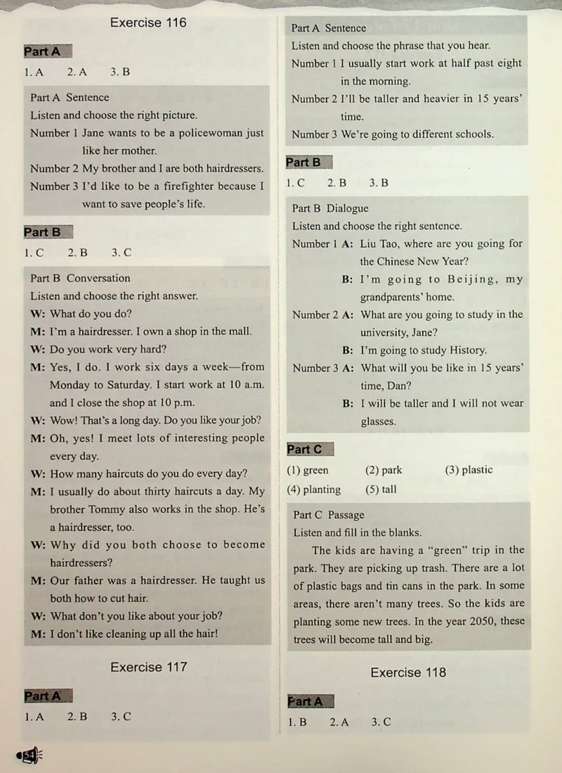 6-听霸-答案新_26春四年级上下册人教版_四上英语合集人教版PEP英语四年级上册新教材（教学视频+课件+动画+音频+练习+教案）_17练习资料_小学英语（预习复习资料大礼包）