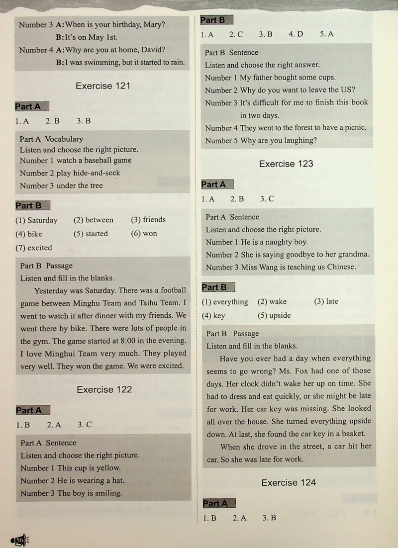 6-听霸-答案新_26春四年级上下册人教版_四上英语合集人教版PEP英语四年级上册新教材（教学视频+课件+动画+音频+练习+教案）_17练习资料_小学英语（预习复习资料大礼包）