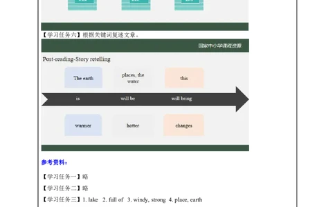9Lesson3ItwillbesunnythisSunday.(3)_国家课_学习任务单_26春四年级上下册人教版_四上英语合集人教版PEP英语四年级上册新教材（教学视频+课件+动画+音频+练习+教案）_17练习资料