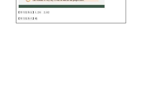 9Lesson3ItwillbesunnythisSunday.(3)_国家课_学习任务单_26春四年级上下册人教版_四上英语合集人教版PEP英语四年级上册新教材（教学视频+课件+动画+音频+练习+教案）_17练习资料
