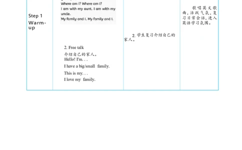 Unit2DifferentfamiliesPartCReadingtime大单元整体教学设计_26春四年级上下册人教版_四上英语合集人教版PEP英语四年级上册新教材（教学视频+课件+动画+音频+练习+教案）_19同步教案课件