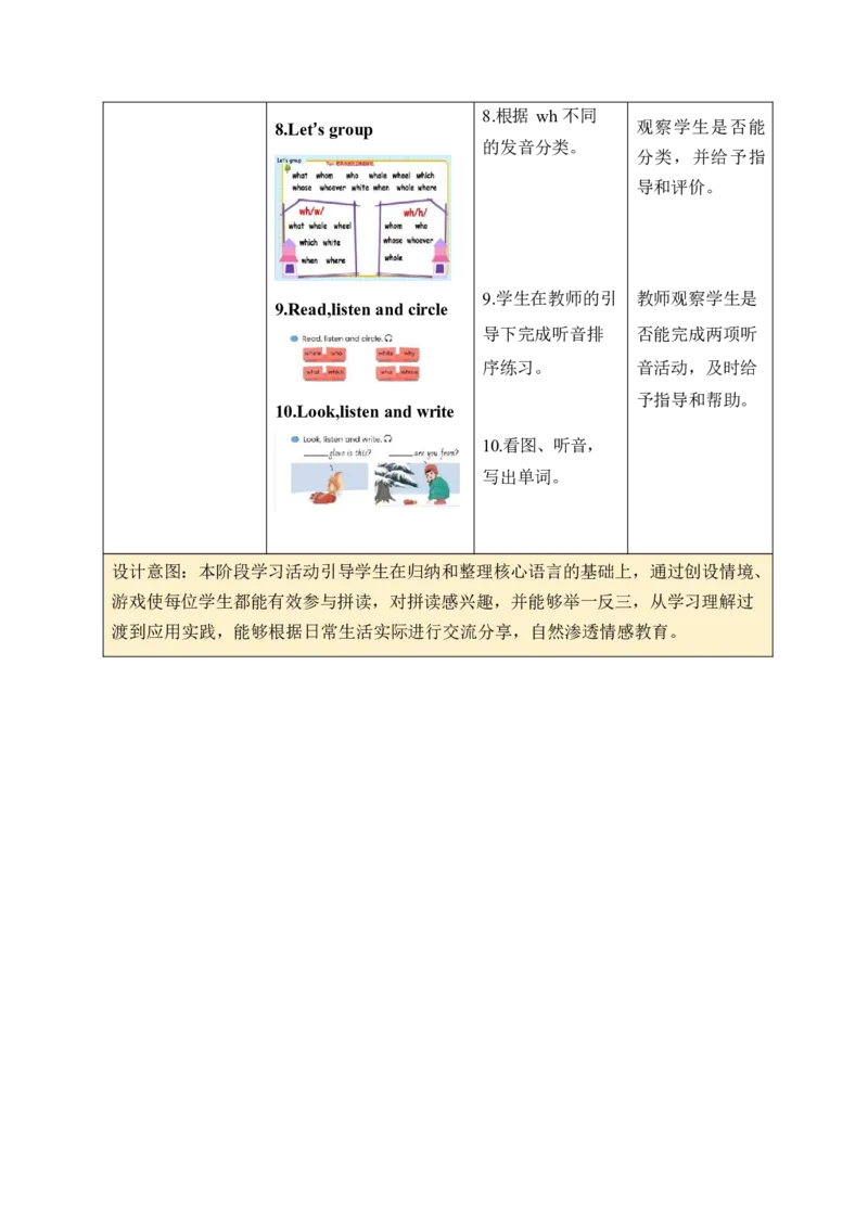Unit6第二课时_26春四年级上下册人教版_四上英语合集人教版PEP英语四年级上册新教材（教学视频+课件+动画+音频+练习+教案）_19同步教案课件_人教pep3_3-6上册_4年级上册（25秋新教材）